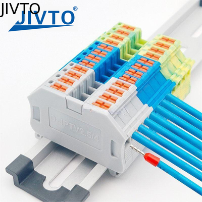 D-PTV 2.5/4 End Cover For Lateral Conductor Routing PTV 2 Push-in Wire Connector Electrical DIN Terminal Block