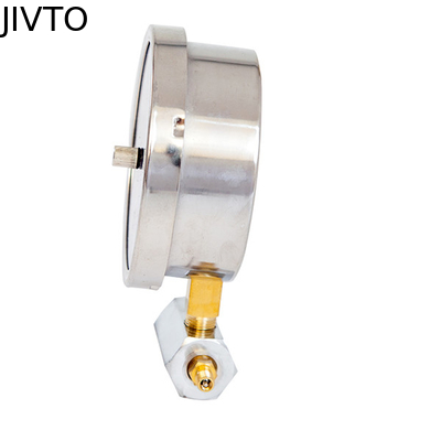 3/8"NPT Valve 4 Inch 10cm Capsule Pressure Gauge 5 Psi SS Case