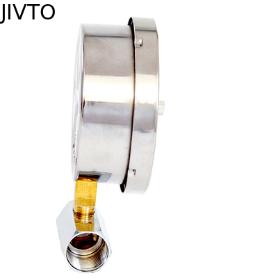 3/8"NPT Valve 4 Inch 10cm Capsule Pressure Gauge 5 Psi SS Case