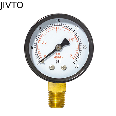Glass Compound 30 Psi 3" 75MM General Pressure Gauges 1/8''  NPT