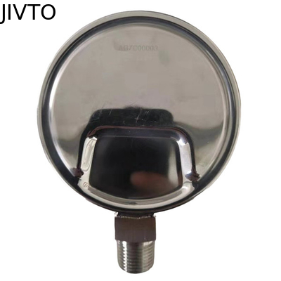 1 Mpa SS Bayonet 4 Inch Liquid Filled Pressure Gauges 1/2 NPT 1.6%