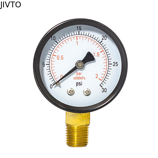 Glass Compound 30 Psi 3" 75MM General Pressure Gauges 1/8''  NPT