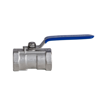 Edelstahl-Kugelhahn NPT, Innengewinde auf Innengewinde, 1-teiliger Standard-Port-Ventil für Wasser, Öl und Gas.